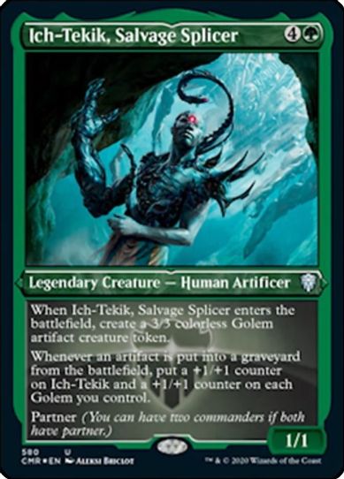 Ich-Tekik, Salvage Splicer (Foil Etched) (580) [Commander Legends]