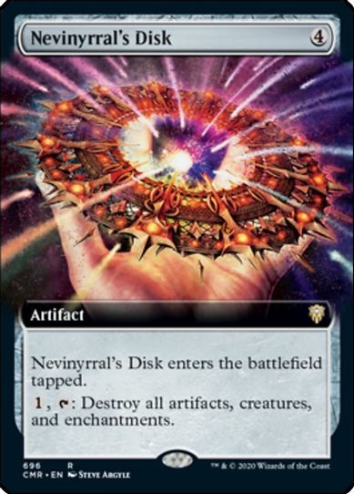 Nevinyrral's Disk (Extended Art) (696) [Commander Legends]