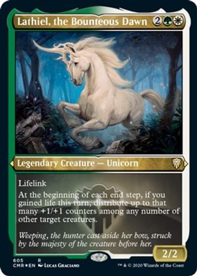 Lathiel, the Bounteous Dawn (Foil Etched) (605) [Commander Legends]