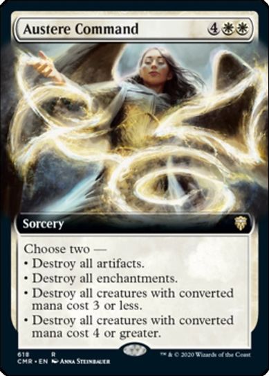 Austere Command (Extended Art) (618) [Commander Legends]