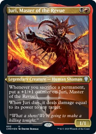 Juri, Master of the Revue (Foil Etched) (602) [Commander Legends]