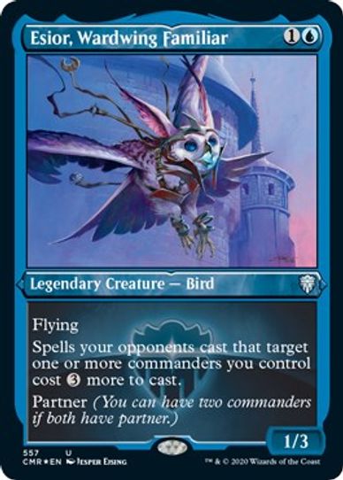 Esior, Wardwing Familiar (Foil Etched) (557) [Commander Legends]