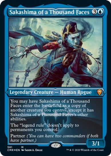 Sakashima of a Thousand Faces (Foil Etched) (561) [Commander Legends]