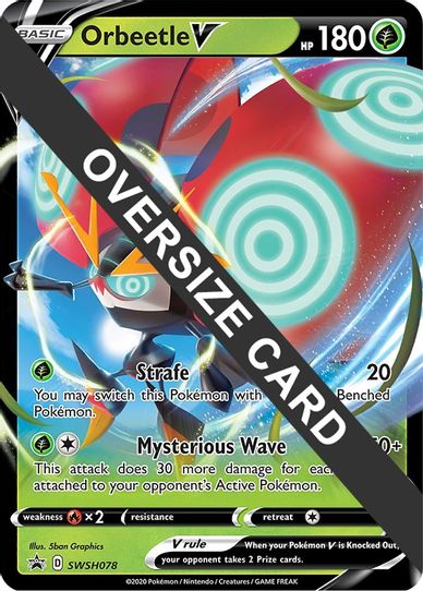 Orbeetle V SWSH078 (SWSH078) [First Partner Pack Jumbo Cards]