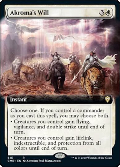 Akroma's Will (Extended Art) (615) [Commander Legends]