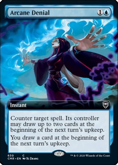 Arcane Denial (Extended Art) (630) [Commander Legends]