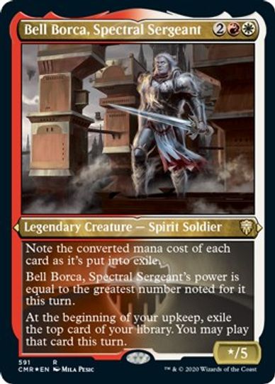 Bell Borca, Spectral Sergeant (Foil Etched) (591) [Commander Legends]