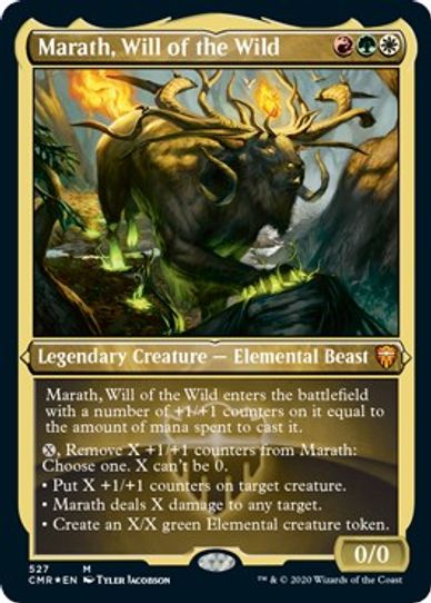 Marath, Will of the Wild (Foil Etched) (527) [Commander Legends]