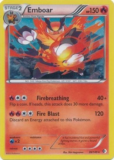 Emboar (Cosmos Holo) (26) [Blister Exclusives]