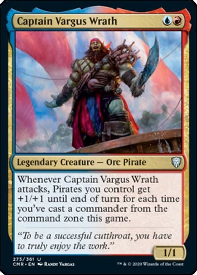 Captain Vargus Wrath (273) [Commander Legends]