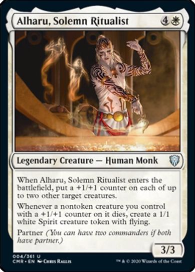 Alharu, Solemn Ritualist (4) [Commander Legends]