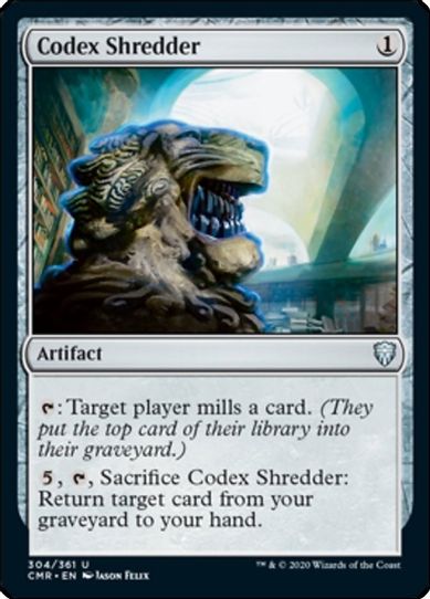 Codex Shredder (304) [Commander Legends]