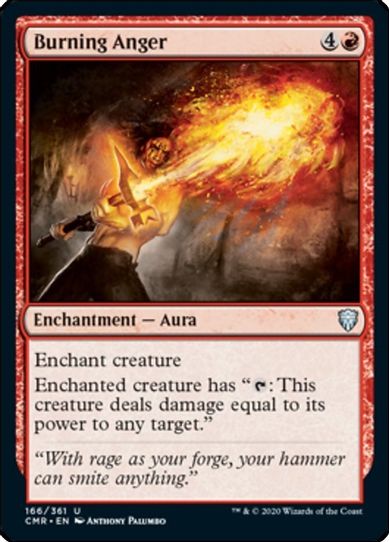 Burning Anger (166) [Commander Legends]