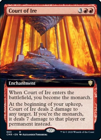 Court of Ire (Extended Art) (663) [Commander Legends]