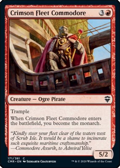 Crimson Fleet Commodore (171) [Commander Legends]