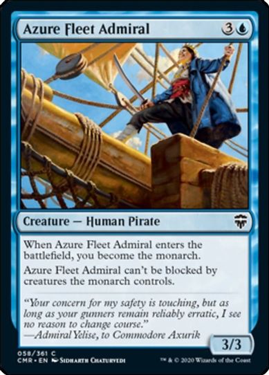 Azure Fleet Admiral (58) [Commander Legends]