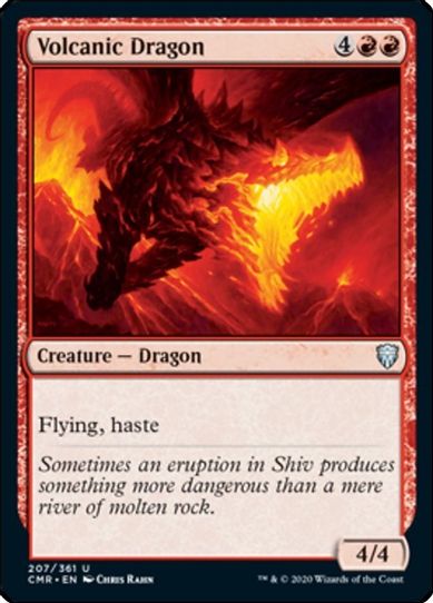 Volcanic Dragon (207) [Commander Legends]