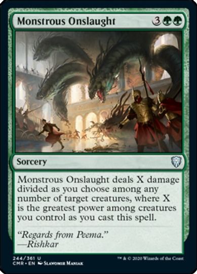 Monstrous Onslaught (244) [Commander Legends]