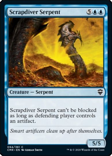 Scrapdiver Serpent (94) [Commander Legends]