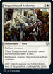 Unquestioned Authority (389) [Commander Legends]
