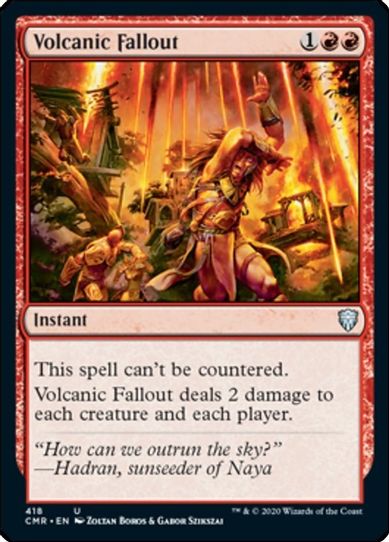 Volcanic Fallout (418) [Commander Legends]