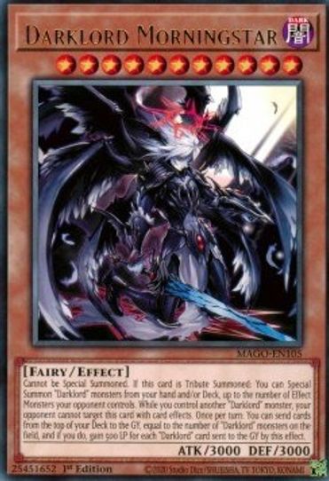 Darklord Morningstar (MAGO-EN105) [Maximum Gold]