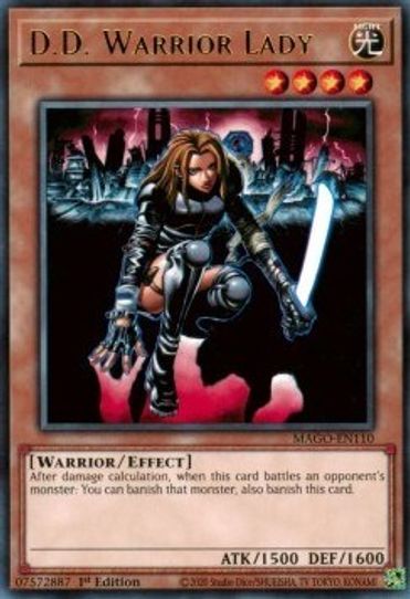 D.D. Warrior Lady (MAGO-EN110) [Maximum Gold]