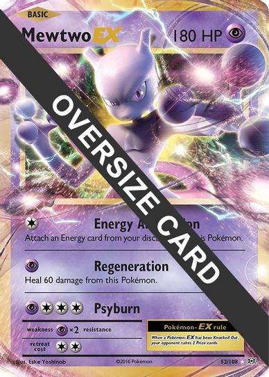 Mewtwo EX 52/108 (52/108) [First Partner Pack Jumbo Cards]