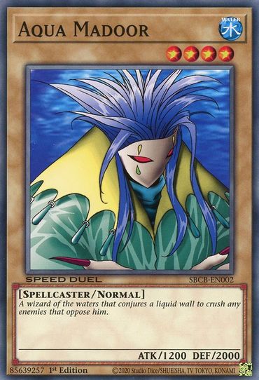 Aqua Madoor (SBCB-EN002) [Speed Duel: Battle City Box]