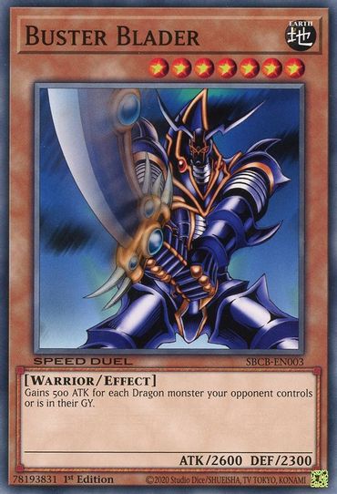 Buster Blader (SBCB-EN003) [Speed Duel: Battle City Box]