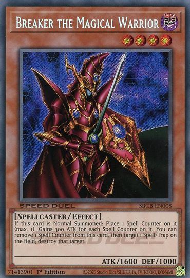Breaker the Magical Warrior (Secret) (SBCB-EN008) [Speed Duel: Battle City Box]