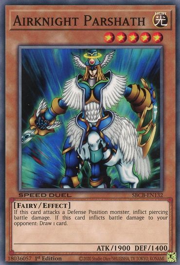 Airknight Parshath (SBCB-EN132) [Speed Duel: Battle City Box]
