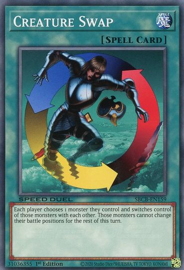 Creature Swap (SBCB-EN159) [Speed Duel: Battle City Box]