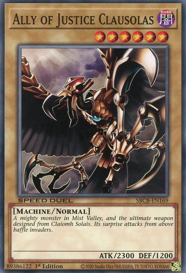 Ally of Justice Clausolas (SBCB-EN169) [Speed Duel: Battle City Box]