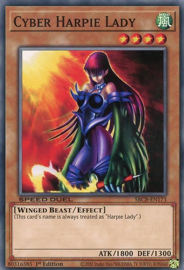 Cyber Harpie Lady (SBCB-EN173) [Speed Duel: Battle City Box]