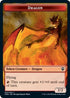 Dragon // Horror Double-sided Token [Commander Legends]