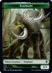 Elephant // Soldier Double-sided Token [Commander Legends]