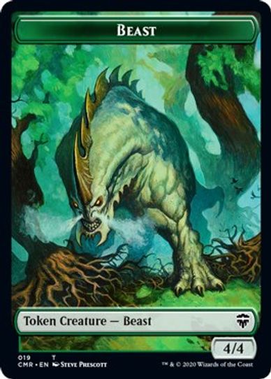 Beast // Elephant Double-sided Token [Commander Legends]