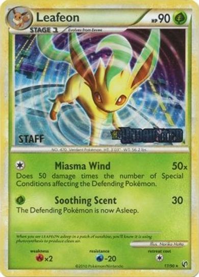 Leafeon 17/90 (Prerelease Promo) [Staff] [Nintendo Promos]