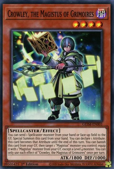 Crowley, the Magistus of Grimoires (GEIM-EN001) [Genesis Impact]