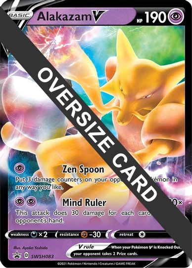 Alakazam V SWSH083 (SWSH083) [First Partner Pack Jumbo Cards]