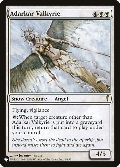 Adarkar Valkyrie (1) [The List]