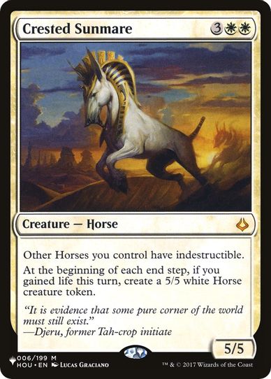 Crested Sunmare (6) [The List]