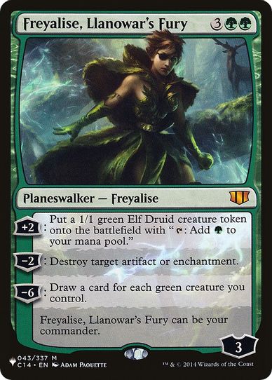 Freyalise, Llanowar's Fury (43) [The List]