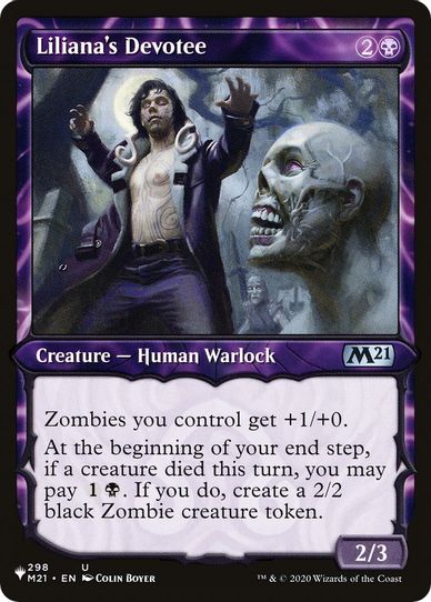 Liliana's Devotee (Showcase) (298) [The List]