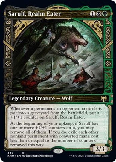 Sarulf, Realm Eater (Showcase) (330) [Kaldheim]