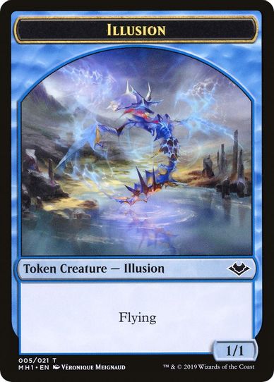 Illusion // Bear Double-Sided Token [Modern Horizons]