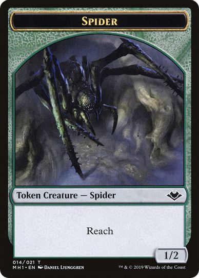 Spider // Spirit Double-Sided Token [Modern Horizons]