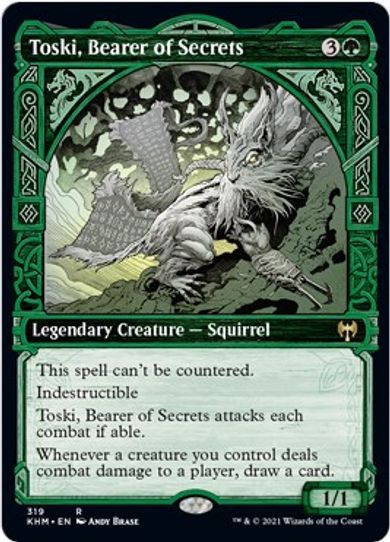 Toski, Bearer of Secrets (Showcase) (319) [Kaldheim]