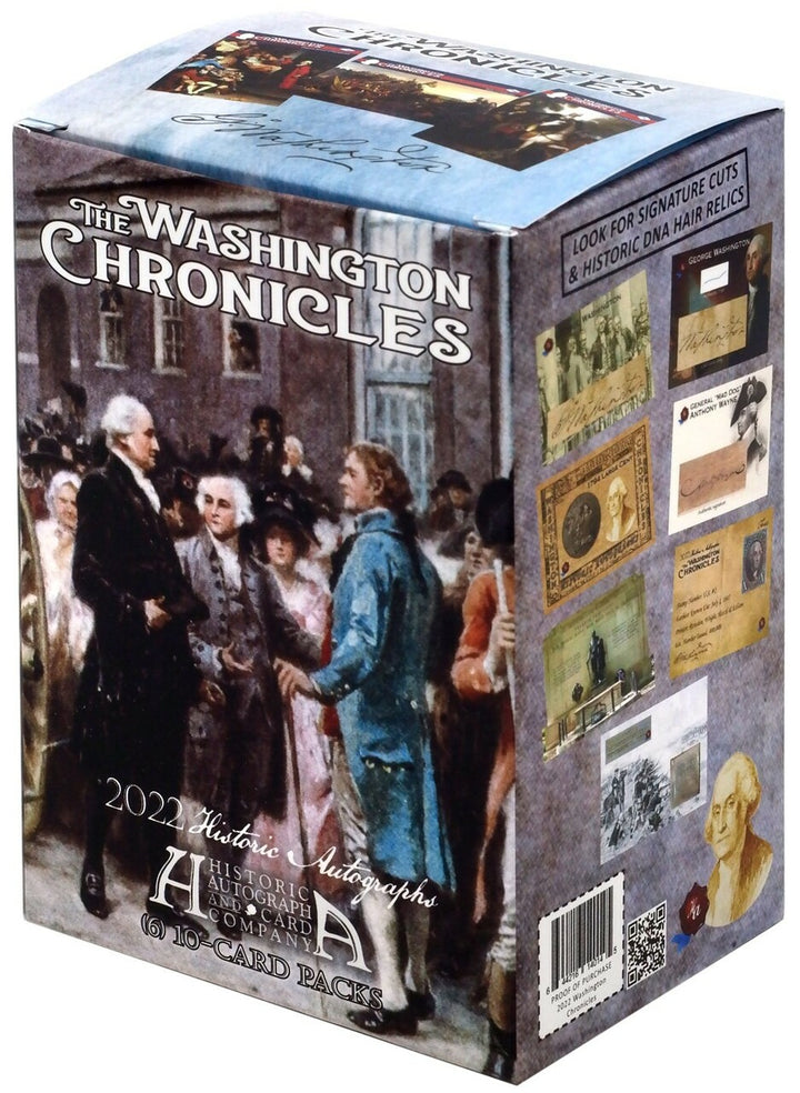 2022 Historic Autographs The Washington Chronicles Blaster Box